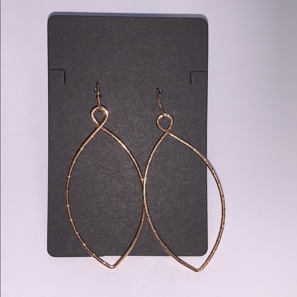 Gold earrings